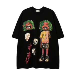 Evil Boy Print Oversize T-shirt