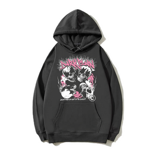 Dark Skull Print Hoodie