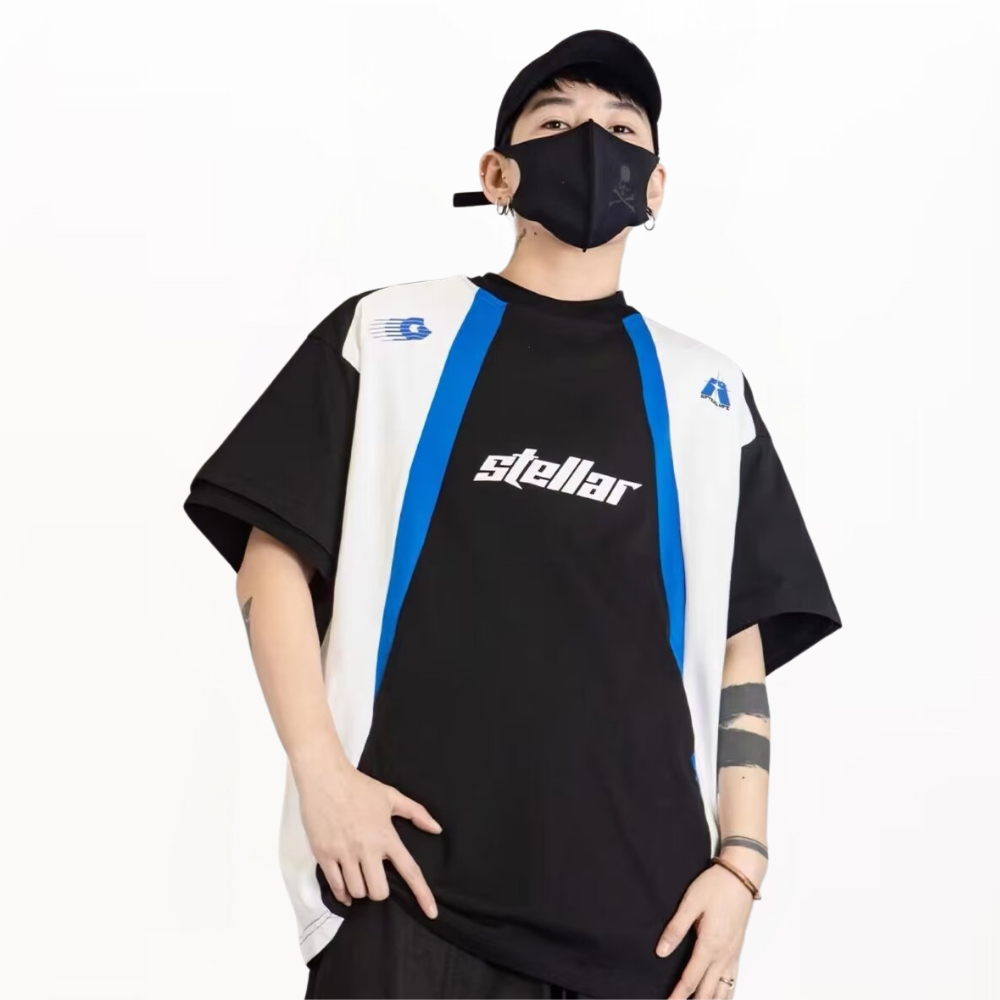 Japanese  Splicing Sports T-Shirt