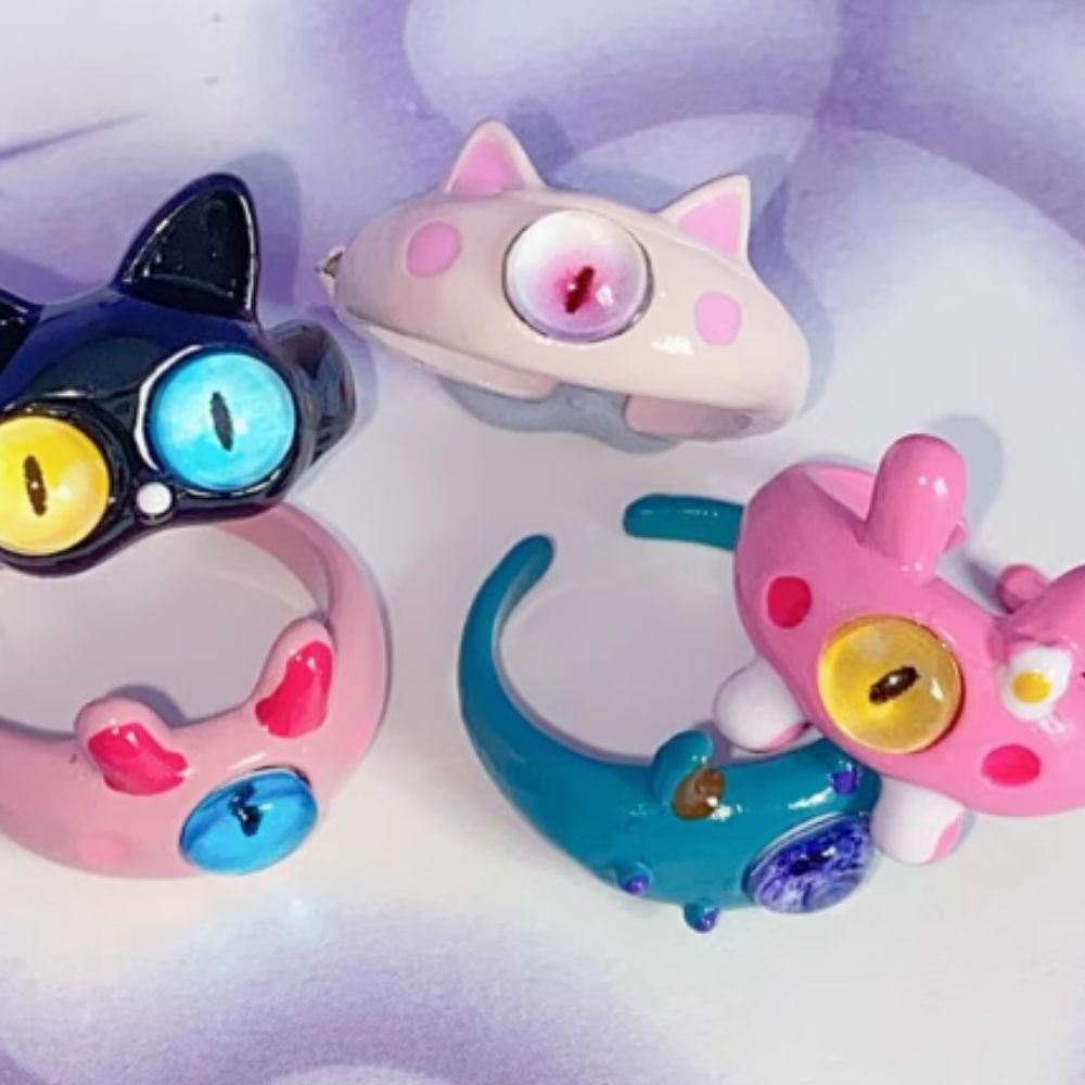 Baeleye | Cute Little Devil Ring