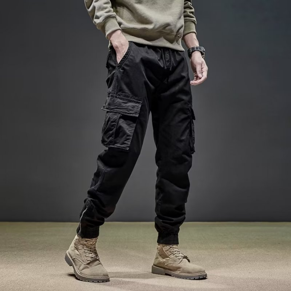 Simple Loose Multi-Pocket Cargo Pants – AokLok (Kclot)