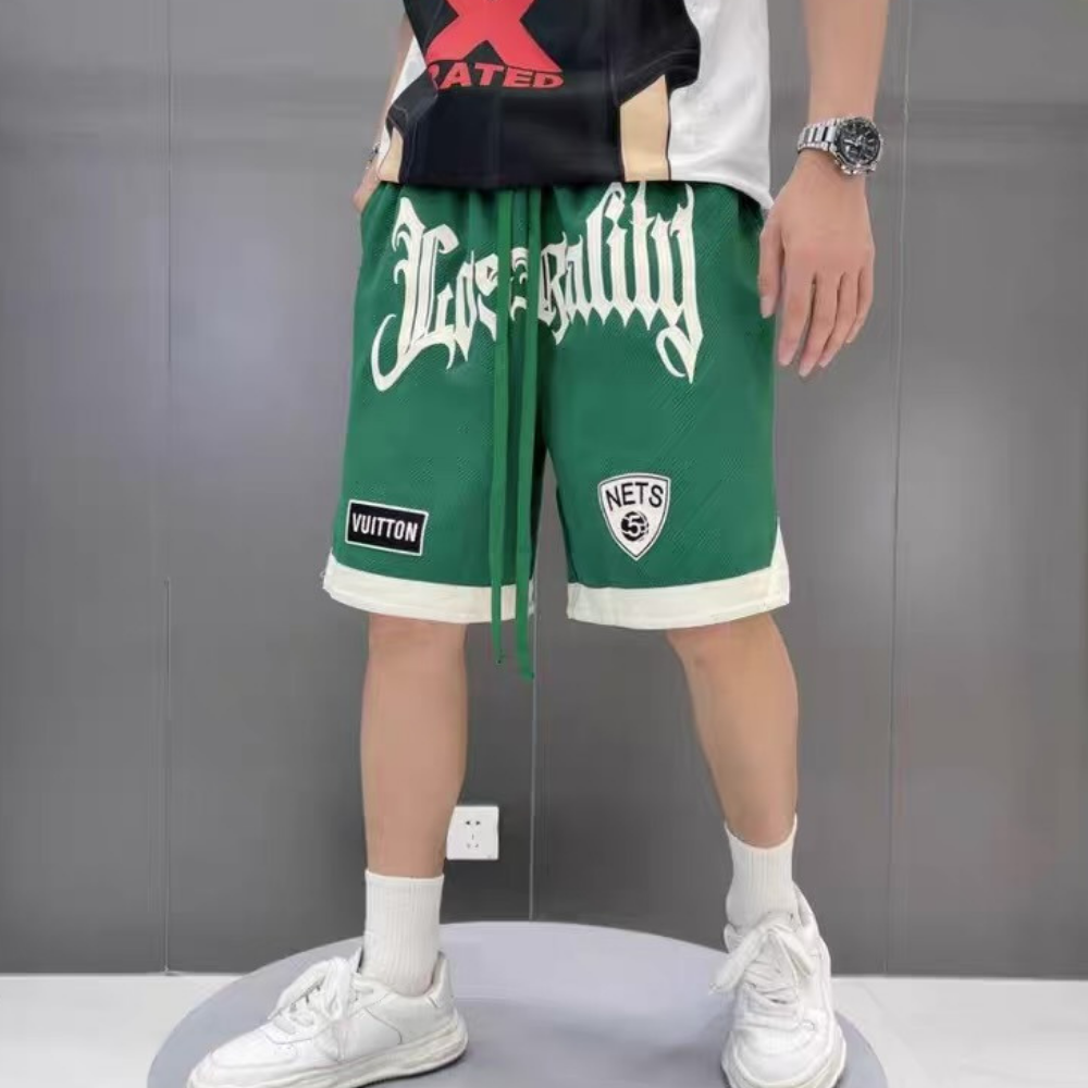 High Street Heavy Embroidery Short