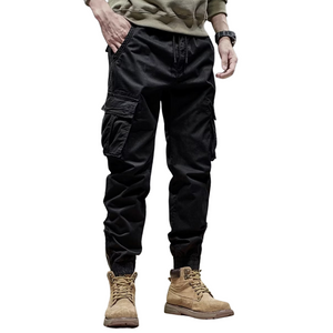 Simple Loose Multi-Pocket Cargo Pants