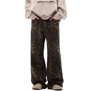 American High Street Leopard Jeans