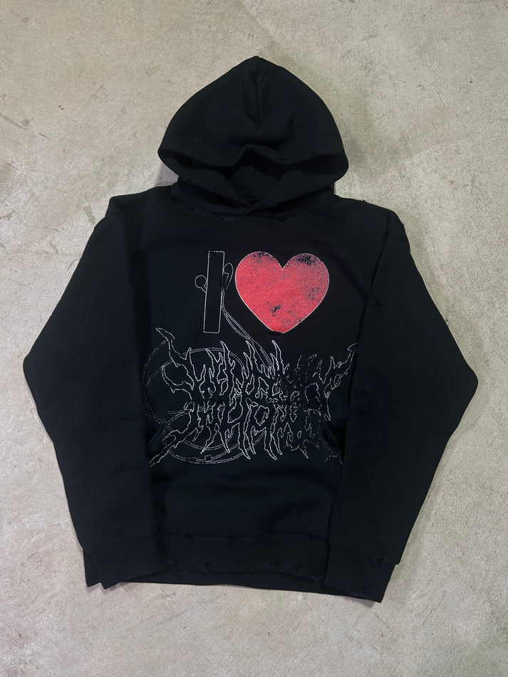 Unseen Echoes I Love [Redacted] Hoodie