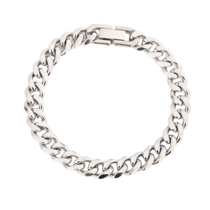 Classic Cuban Clasp Titanium Bracelet