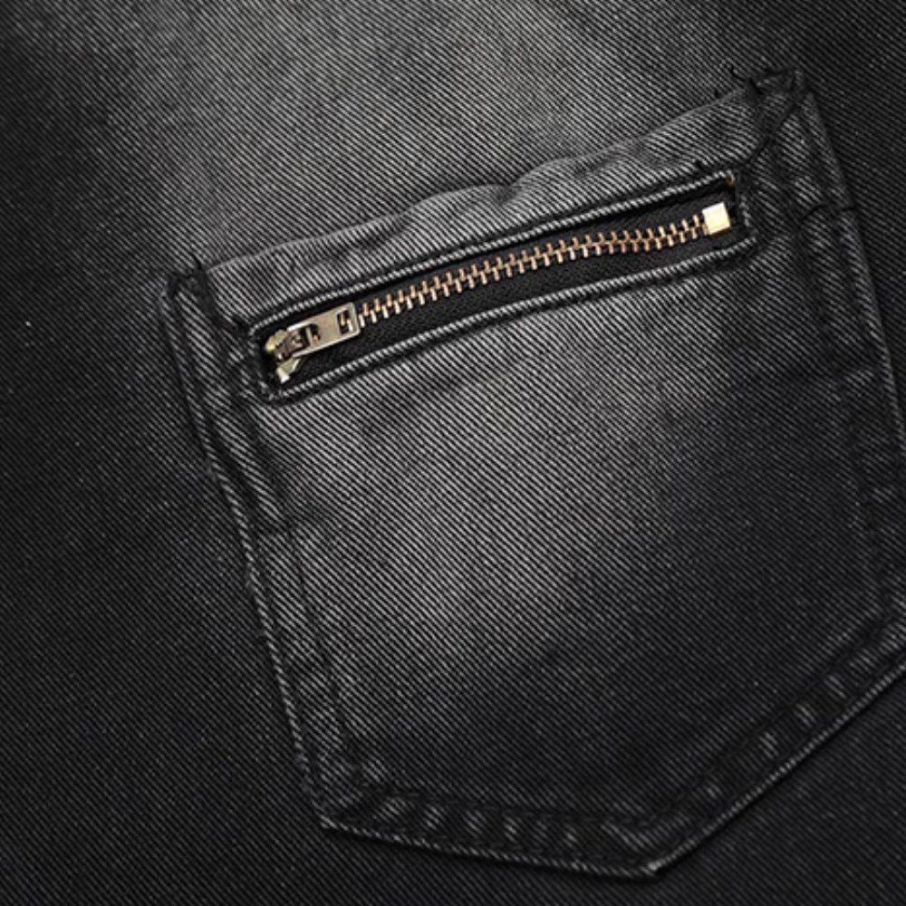 DF|American Retro Multi-Pocket Straight Leg Jeans