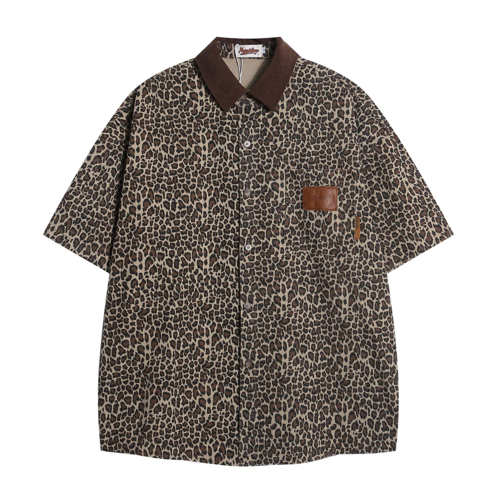 Loose Leopard Shirt