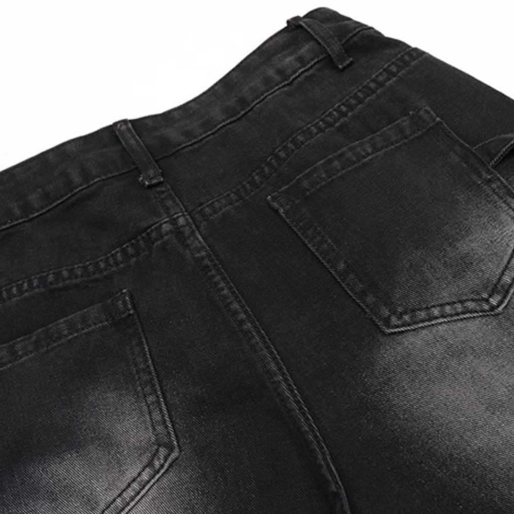 DF|American Retro Multi-Pocket Straight Leg Jeans