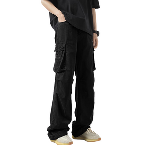 High Street Trendy Straight Cargo Pants