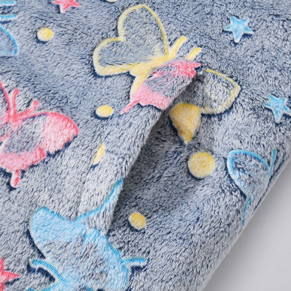 【NOW TREND】Butterfly Stars Sherpa Coat