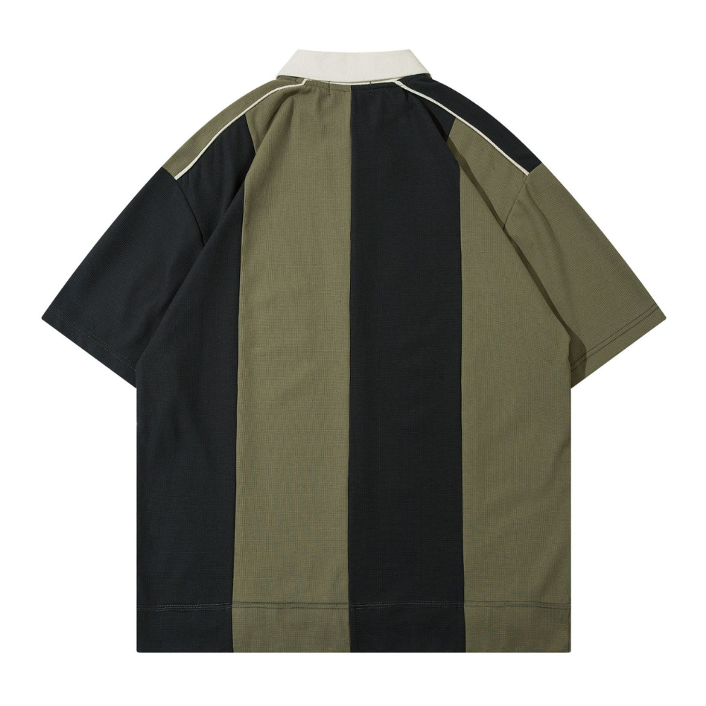 Classic Sports Stripe Polo Shirt