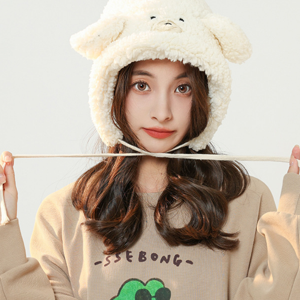 Solid Color Lamb Hat
