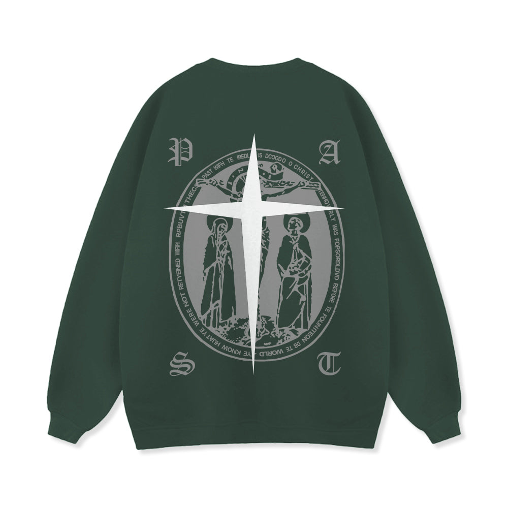Past Future | retro high street element print Sweatshirt