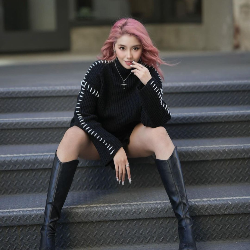 Women's Urban Patchwork Sweater