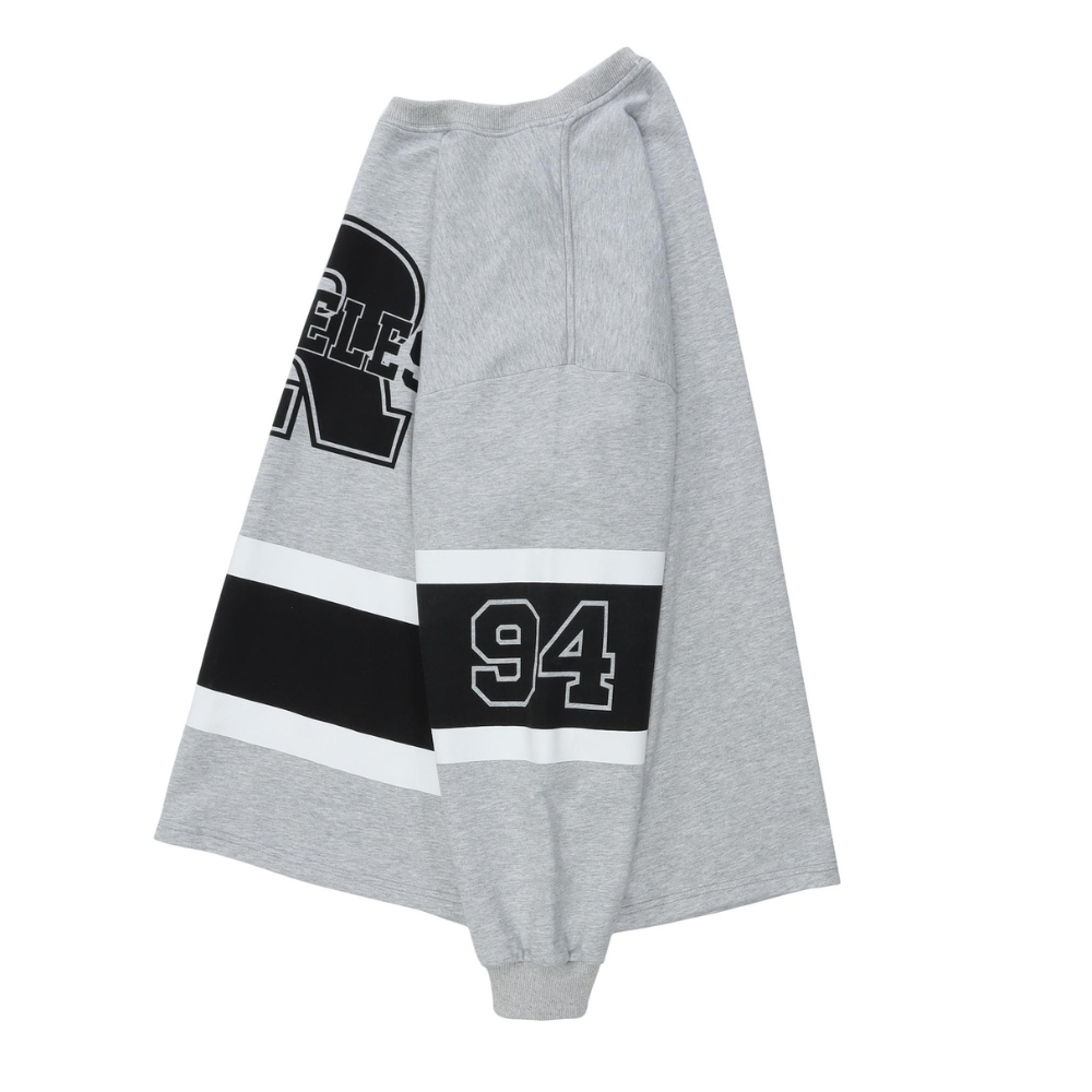 Japanese Street Letter R Splicing Sweatshirt