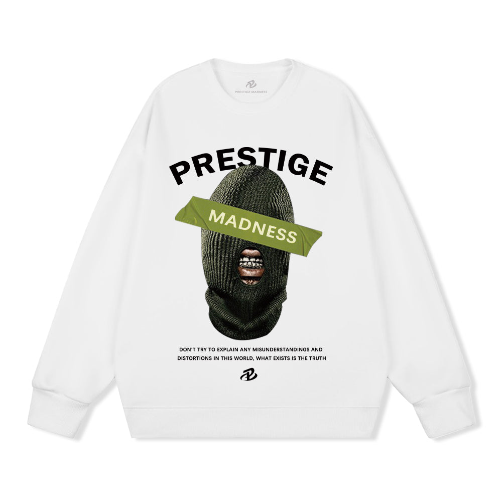 PM | Hip-hop High Street Mask Brand Sweatshirt