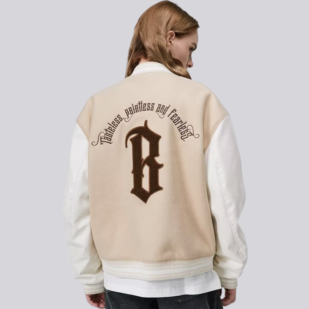 American Terry Embroidered Bomber Jacket
