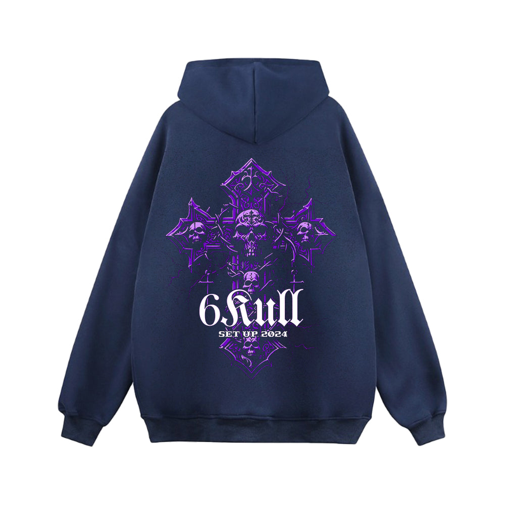 6Kull Cross Skull Ceremony Hoodie