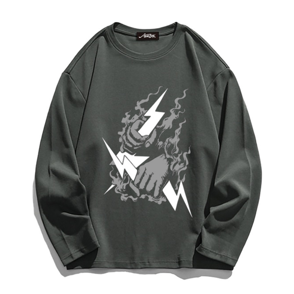 Vintage Lightning Long Sleeve Shirt