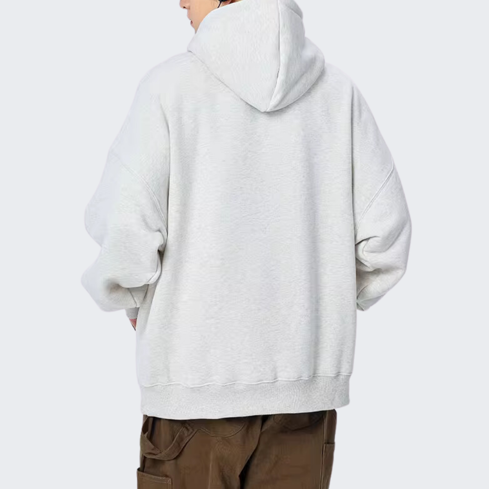 Classic Loose Towel Embroidered Hoodie