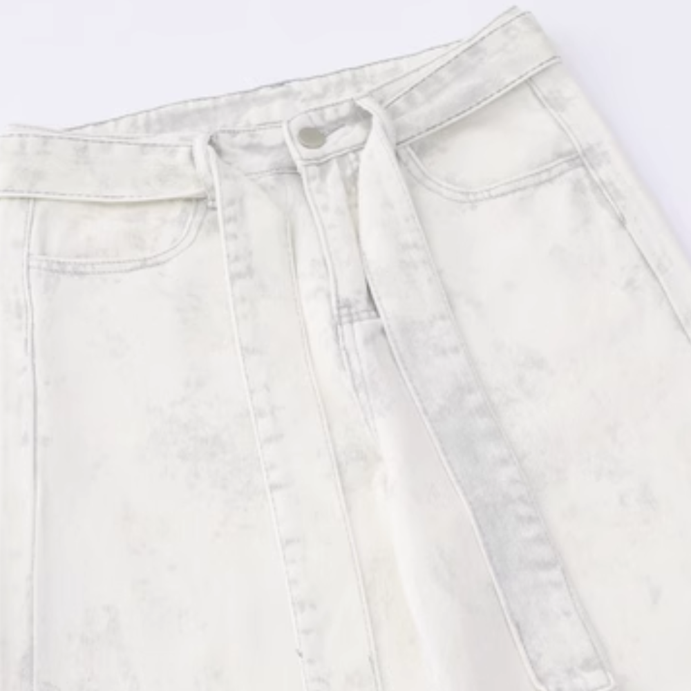High Street Tie Dye Washed Baggy Jeans