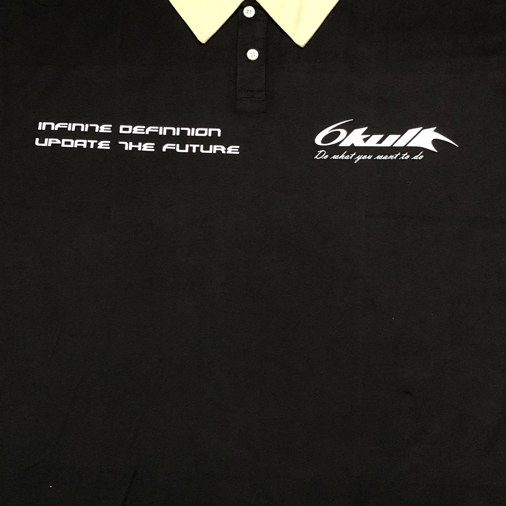 6Kull Retro Brand Logo Polo Shirt