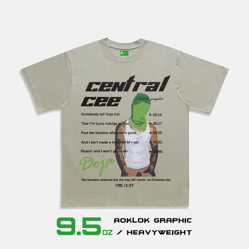 AG Rap Music Lyrics Print T-Shirt