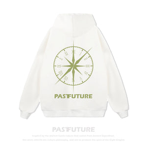 Past Future | Clock Logo Big Element Hoodie