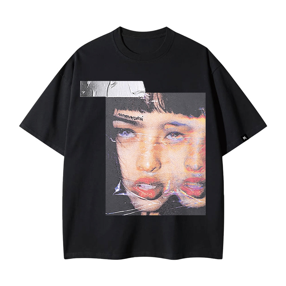 AokLok Weakness Graphic Cotton T-shirt