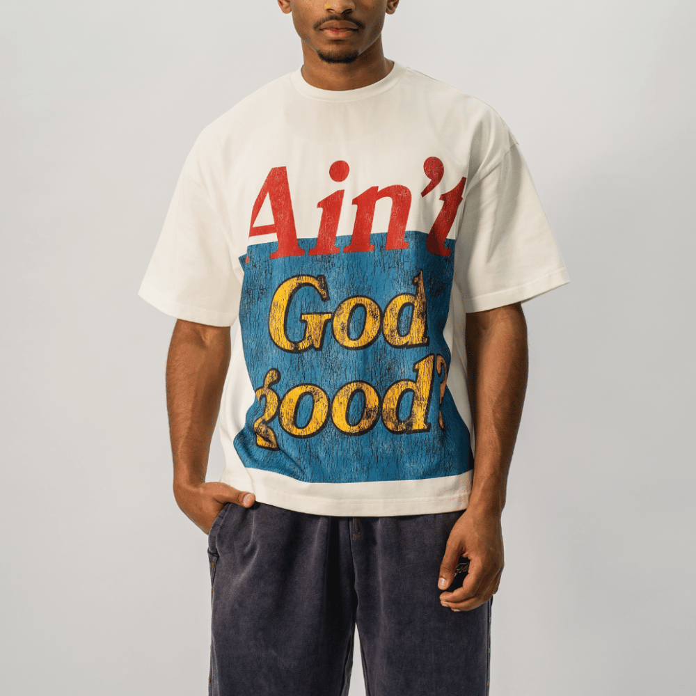 Evokyn "Ain't God Good" Boxy Tee