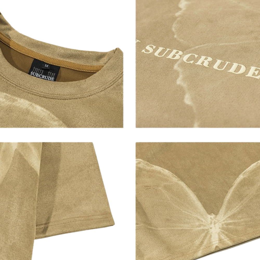 Hight Street Butterfly Suede T-shirt
