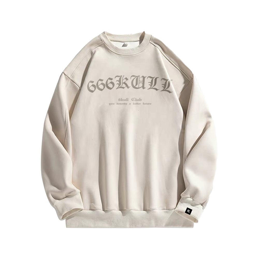 6Kull 666 High Street Suede Sweatshirt