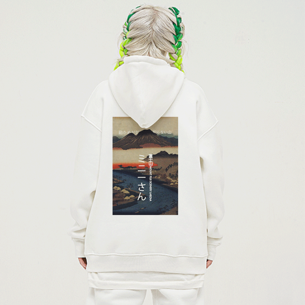 Scenery Print Hoodie
