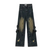 American High Street Vibe Heavy Industry Spliced Jeans