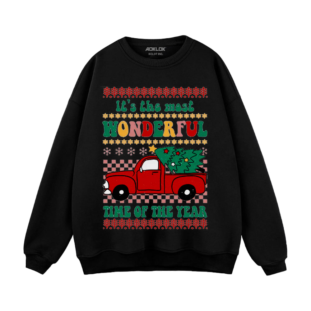 Casual Christmas Style Sweatshirt