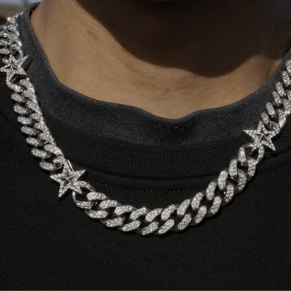 Street Pentacle Rock Necklace