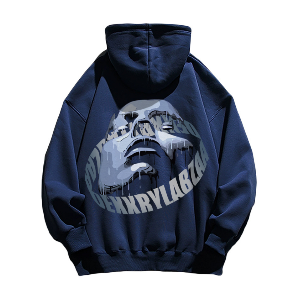 Urban Alien Portrait Graphic Hoodie