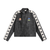 Street Stand Collar Star Biker Jacket