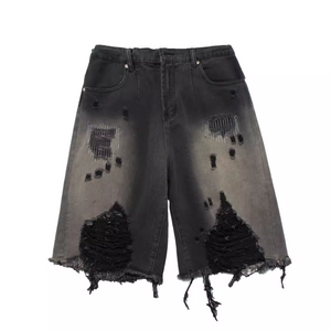 Women's High Street Holed Jorts