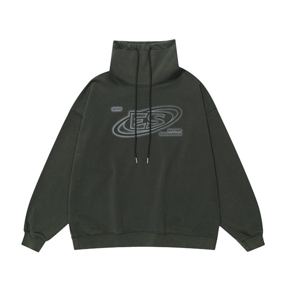 High Street Washed Letter Sweatshirt