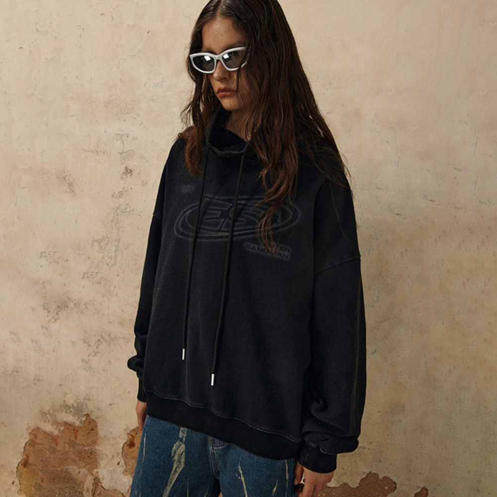 High Street Washed Letter Sweatshirt
