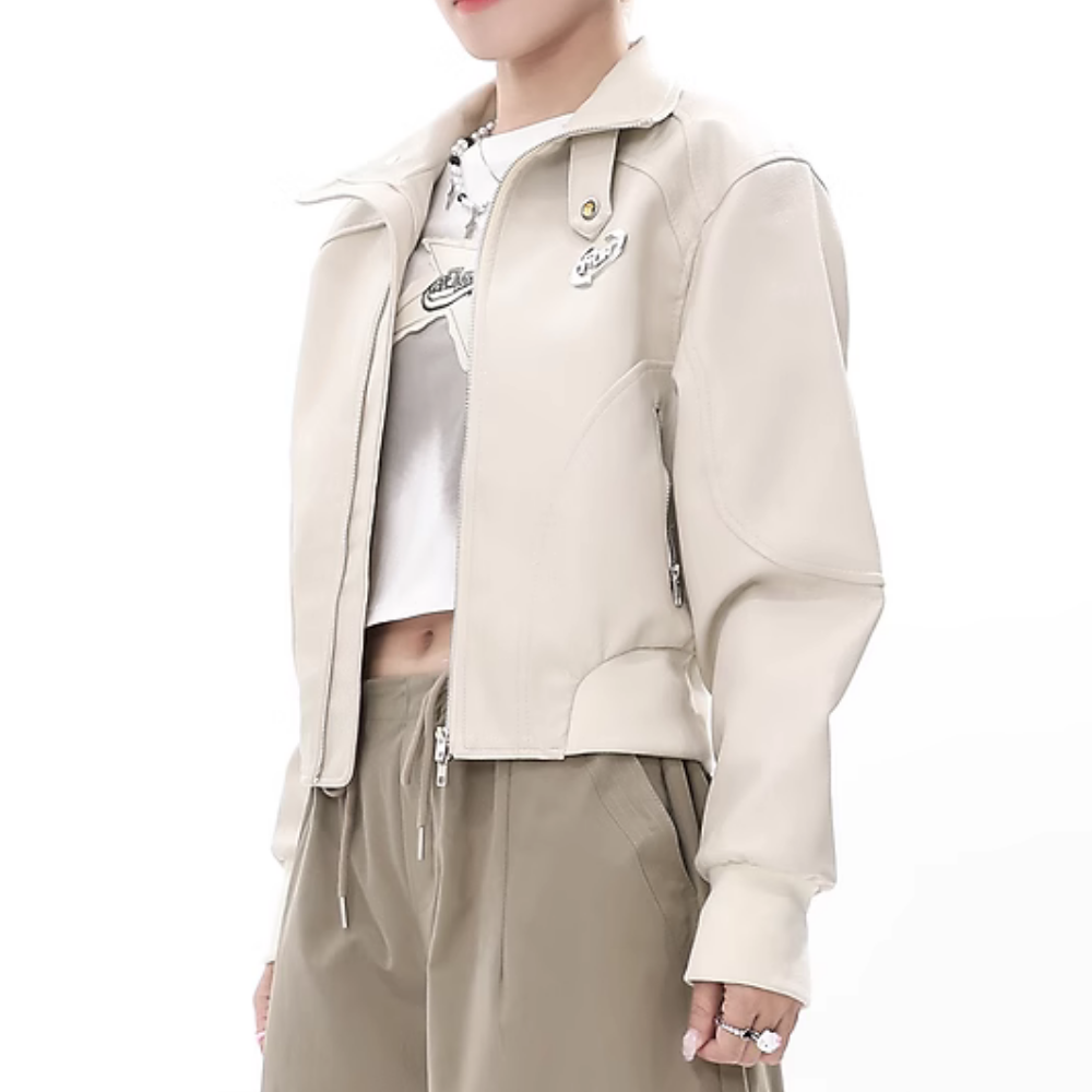 Women's American Functional Solid Color Jacket