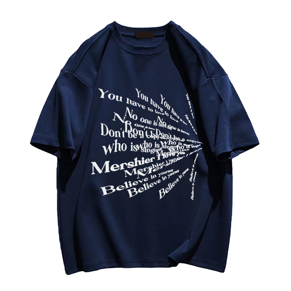 Classic Lettering Versatile T-Shirt