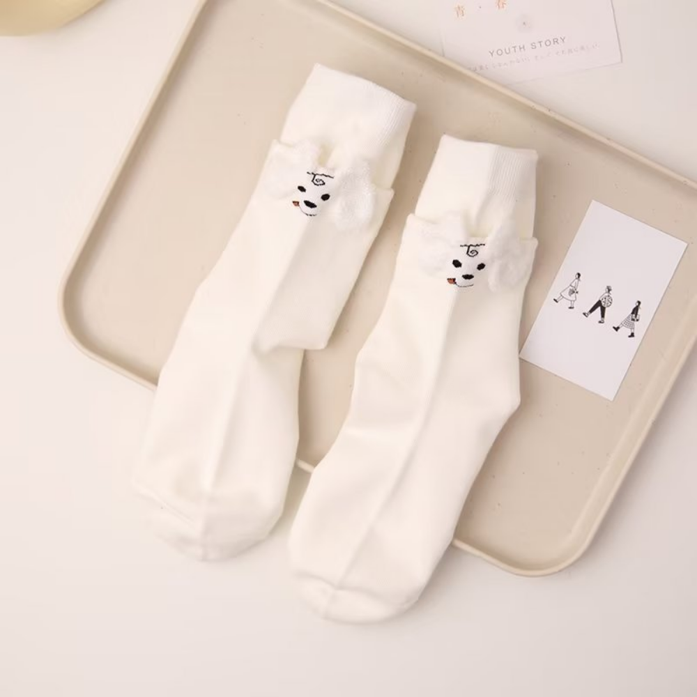 Cute Puppy Holding Hands Socks