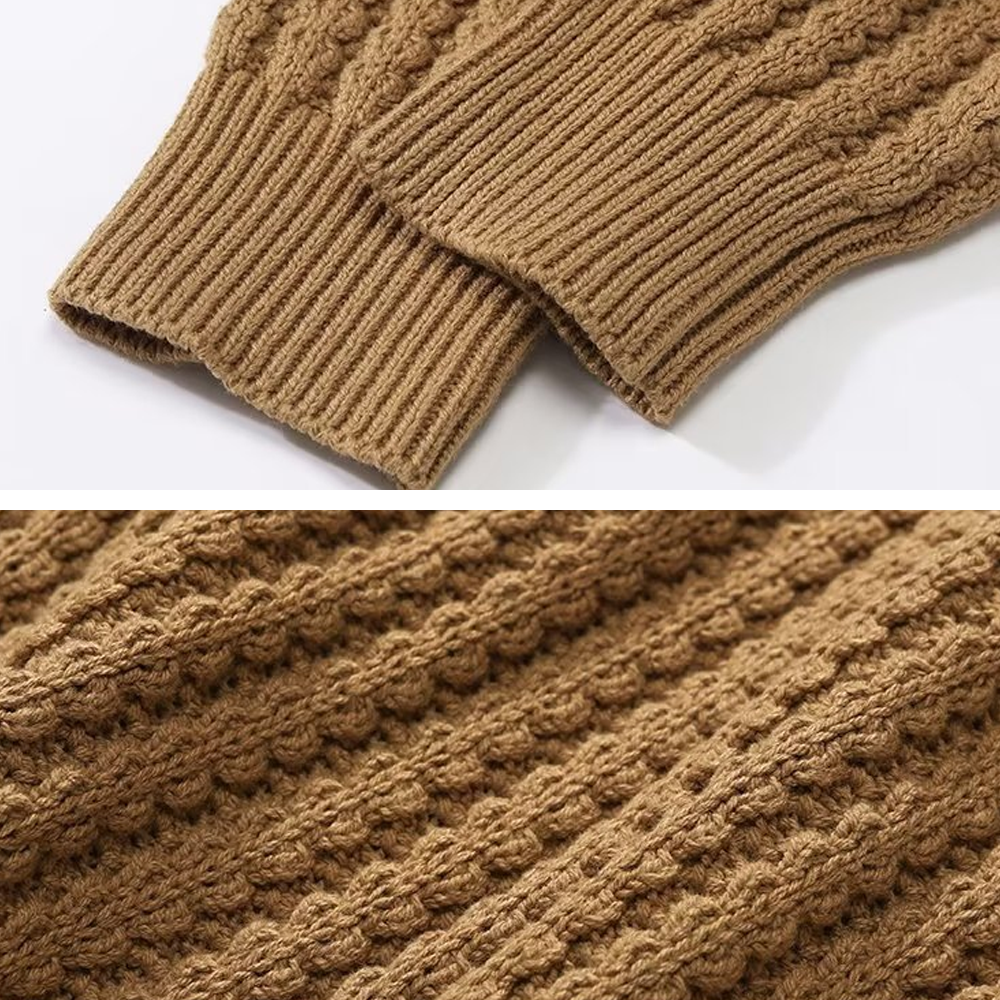 American Workwear Knitted Cardigan Sweater