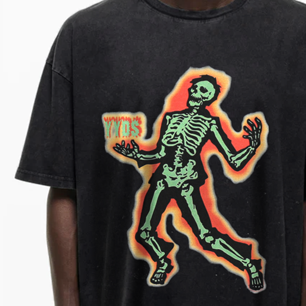 Lightning Man Washed T-Shirt