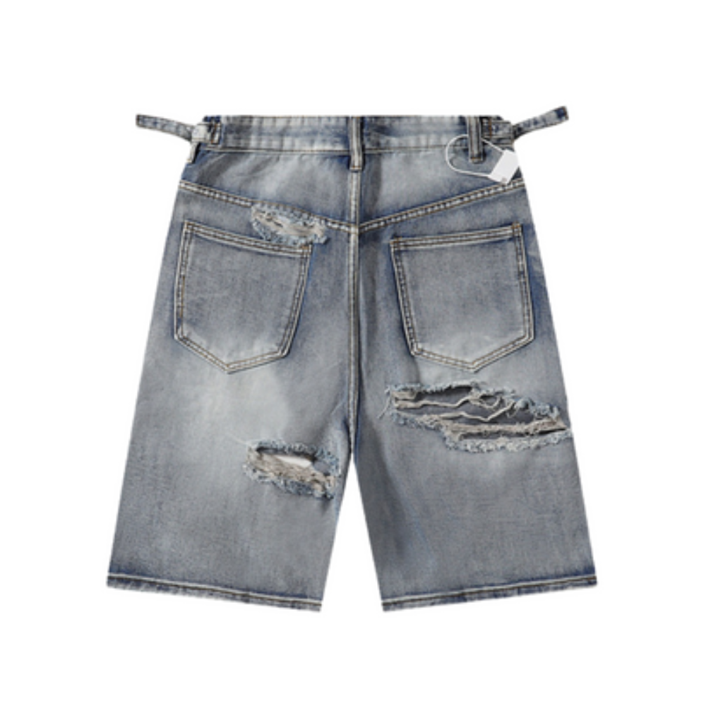 American Ripped Denim Shorts