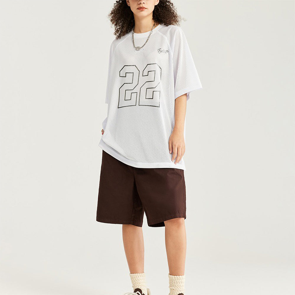 Evokyn 22 Jersey Mesh Print Tee