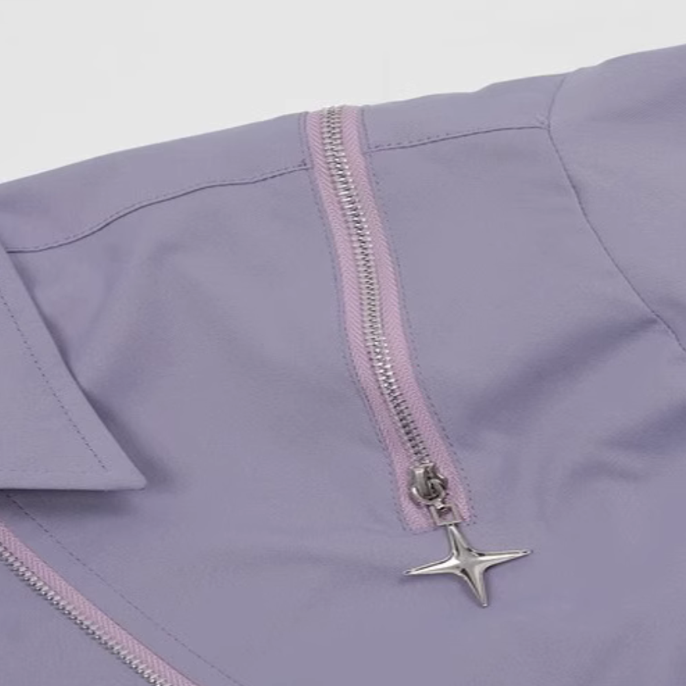 High Street Metal Zip Shirt